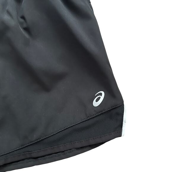 ASICS Core Split Womens Black Quick Dry Build In Brief Running Athletic Shorts S - Picture 3 of 10